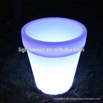 BSCI Zulassung LED Flower Pot/E27plastic LED Übertopf Topf/billige Blumentöpfe